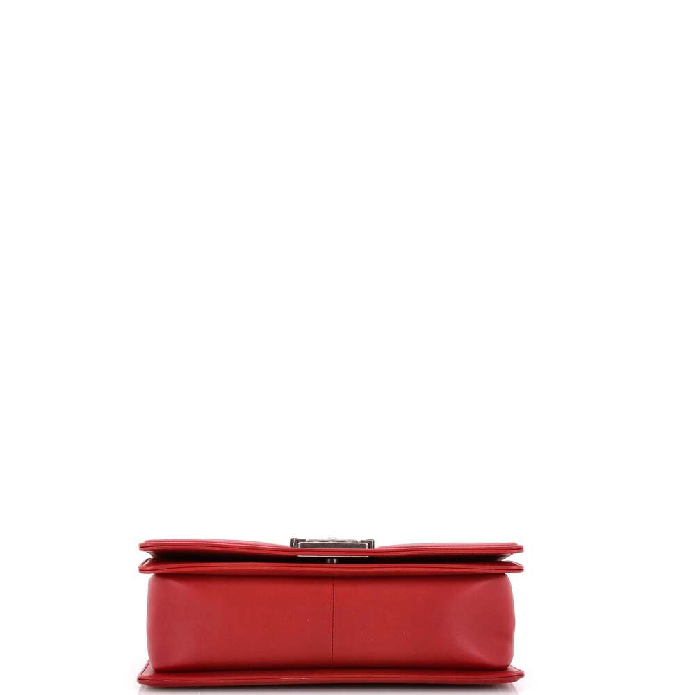 Chanel Boy Flap Bag Chevron Calfskin #233871C33B - Picture 4 of 7